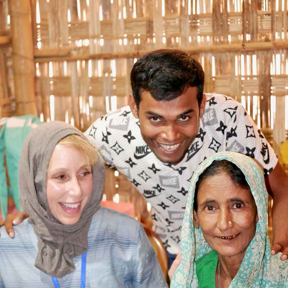 Working with Rohingya refugees
